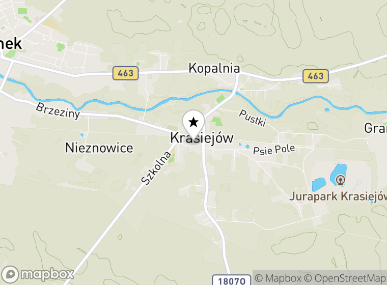 Hulajnogi elektryczne Krasiejów mapa