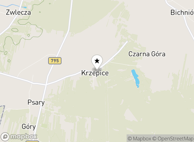 Hulajnogi elektryczne Krzepice mapa