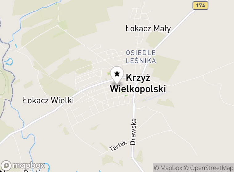 Hulajnogi elektryczne Krzyż Wielkopolski mapa