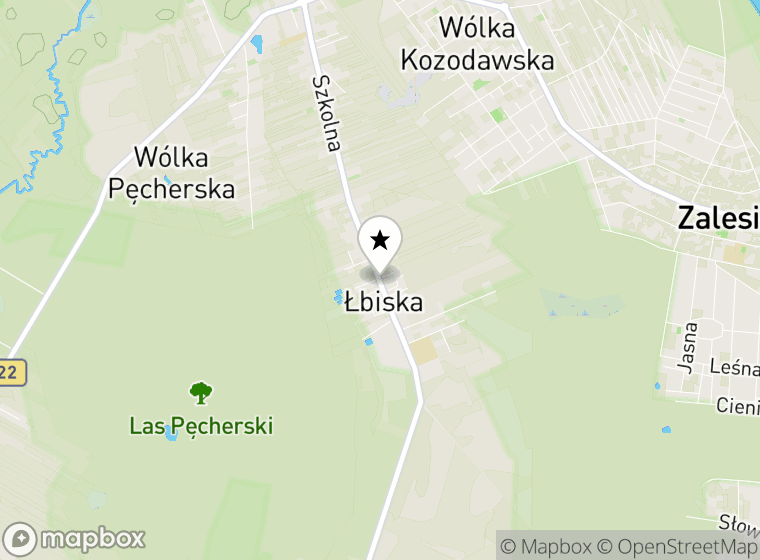 Hulajnogi elektryczne Łbiska mapa