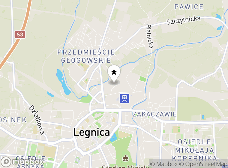 Hulajnogi elektryczne Legnica mapa