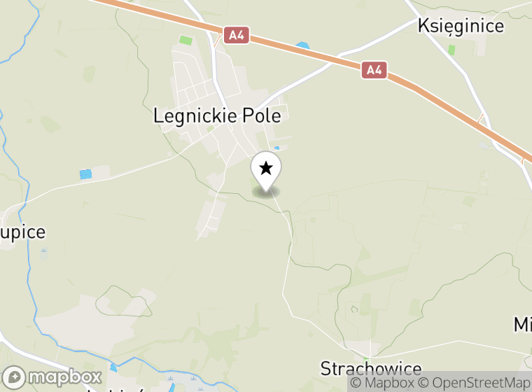 Hulajnogi elektryczne Legnickie Pole mapa