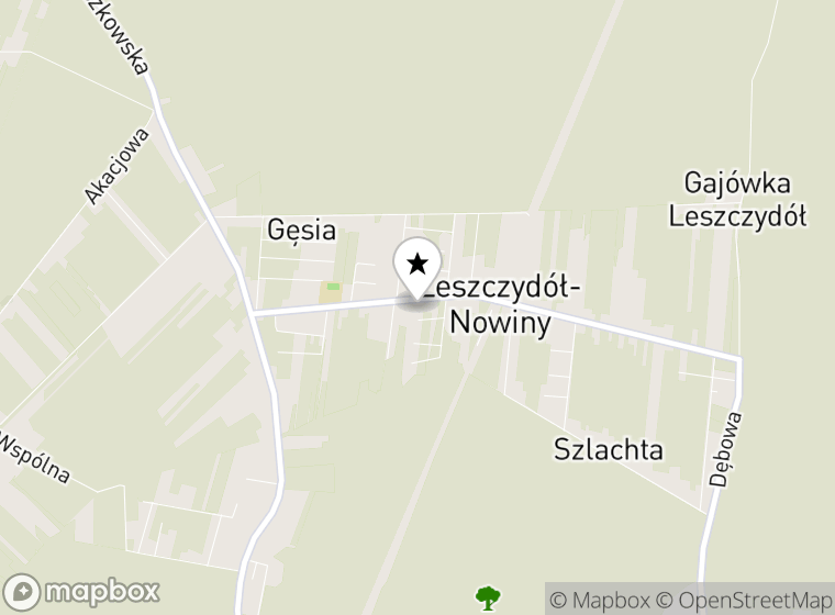 Hulajnogi elektryczne Leszczydół-Nowiny mapa