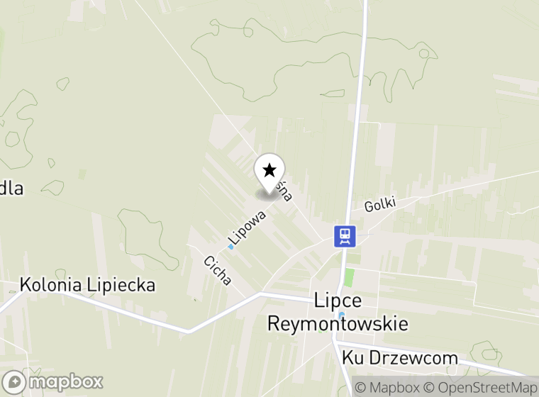 Hulajnogi elektryczne Lipce Reymontowskie mapa