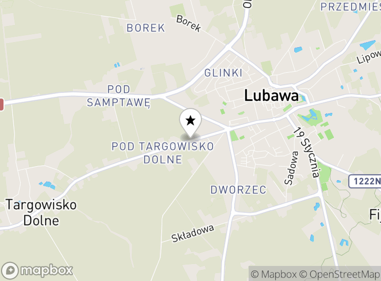 Hulajnogi elektryczne Lubawa mapa