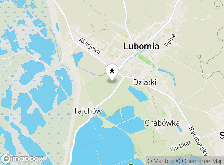 Hulajnogi elektryczne Lubomia mapa