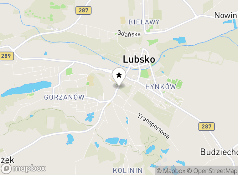 Hulajnogi elektryczne Lubsko mapa