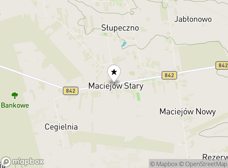 Hulajnogi elektryczne Maciejów Stary mapa