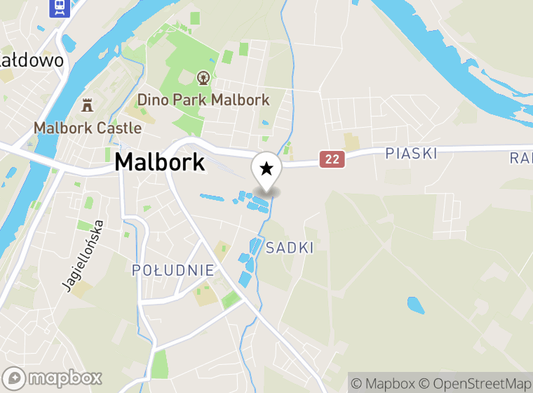 Hulajnogi elektryczne Malbork mapa