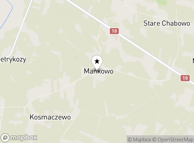 Hulajnogi elektryczne Mańkowo mapa