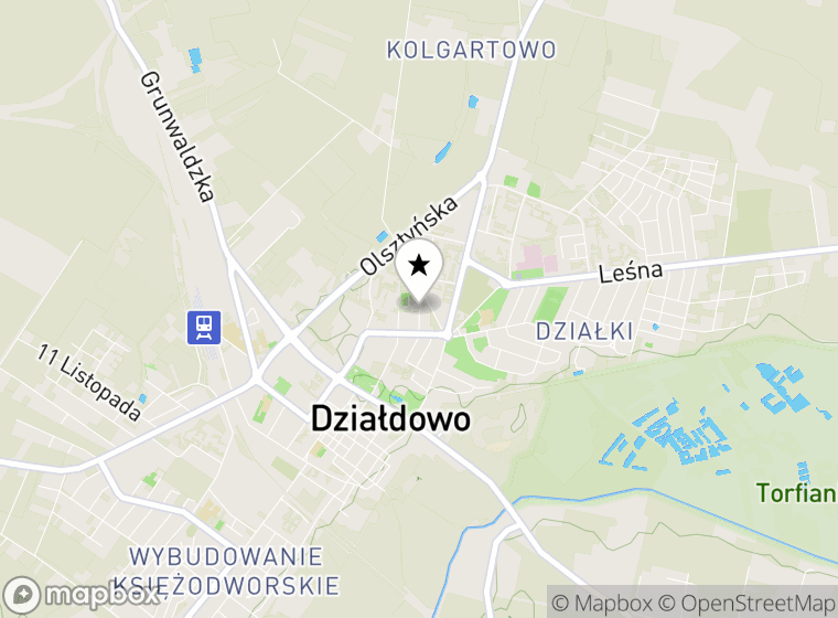 Hulajnogi elektryczne Miasto Działdowo mapa