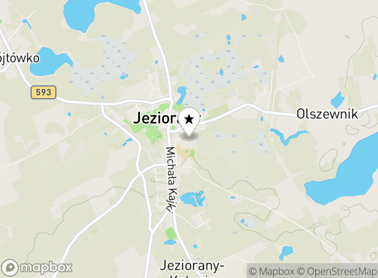 Hulajnogi elektryczne Miasto Jeziorany mapa