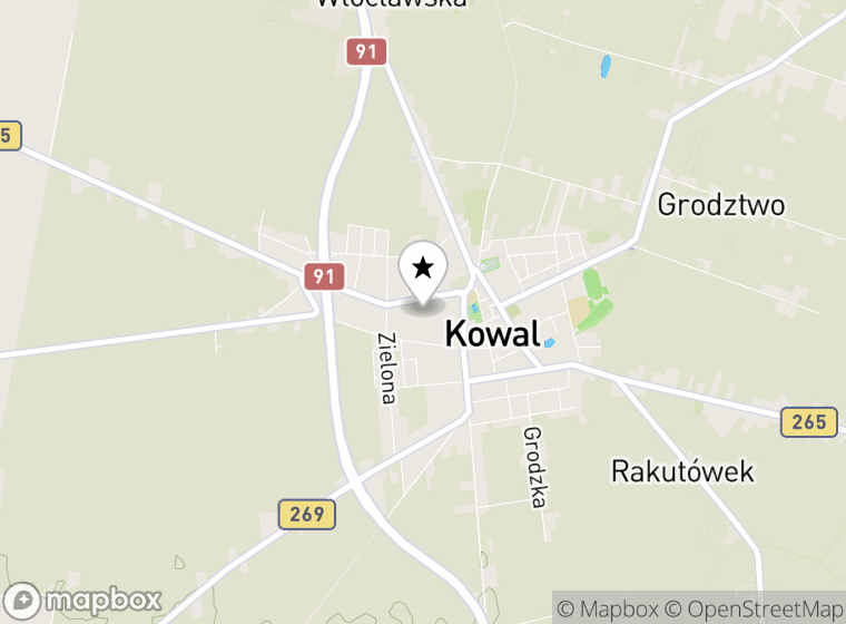 Hulajnogi elektryczne Miasto Kowal mapa