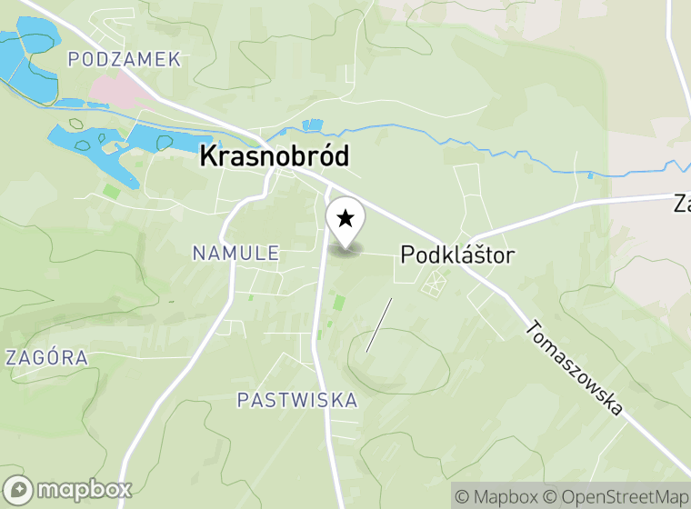 Hulajnogi elektryczne Miasto Krasnobród mapa