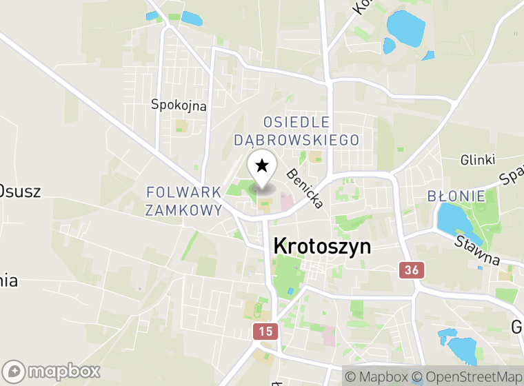 Hulajnogi elektryczne Miasto Krotoszyn mapa