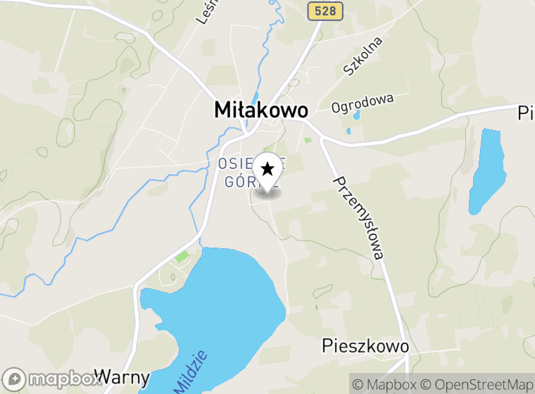 Hulajnogi elektryczne Miasto Miłakowo mapa