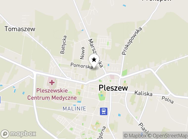 Hulajnogi elektryczne Miasto Pleszew mapa