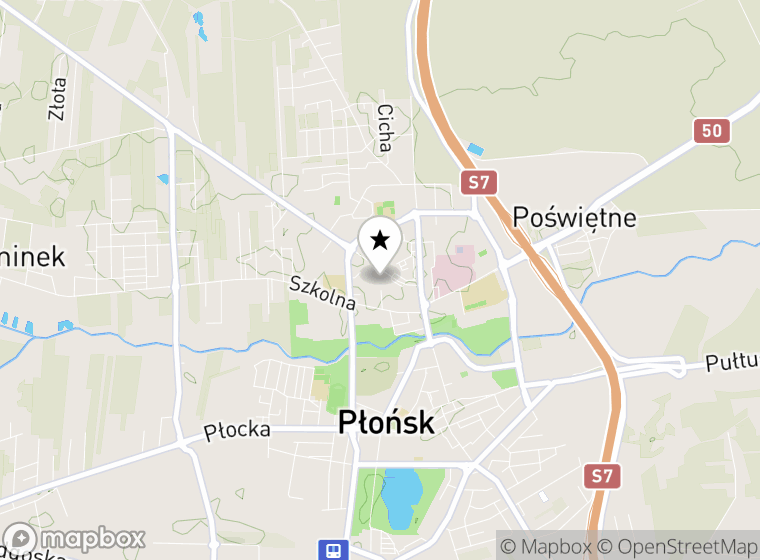 Hulajnogi elektryczne Miasto Płońsk mapa