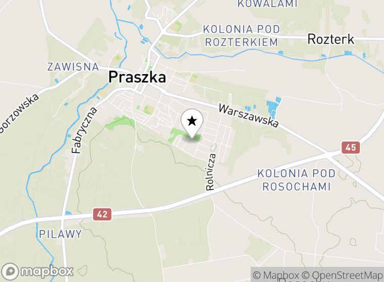 Hulajnogi elektryczne Miasto Praszka mapa