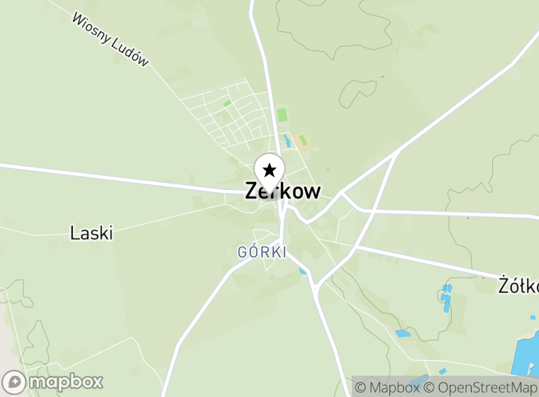 Hulajnogi elektryczne Miasto Żerków mapa