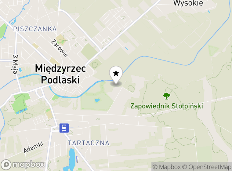 Hulajnogi elektryczne Międzyrzec Podlaski mapa