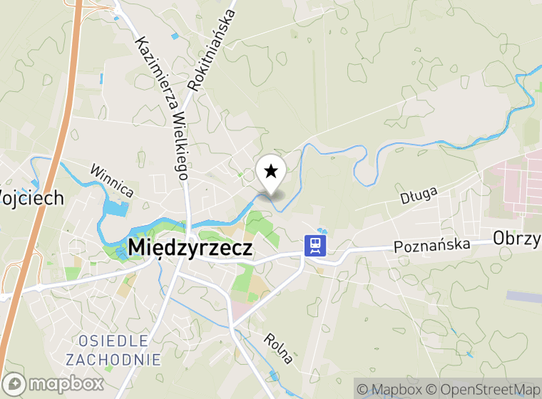 Hulajnogi elektryczne Międzyrzecz mapa