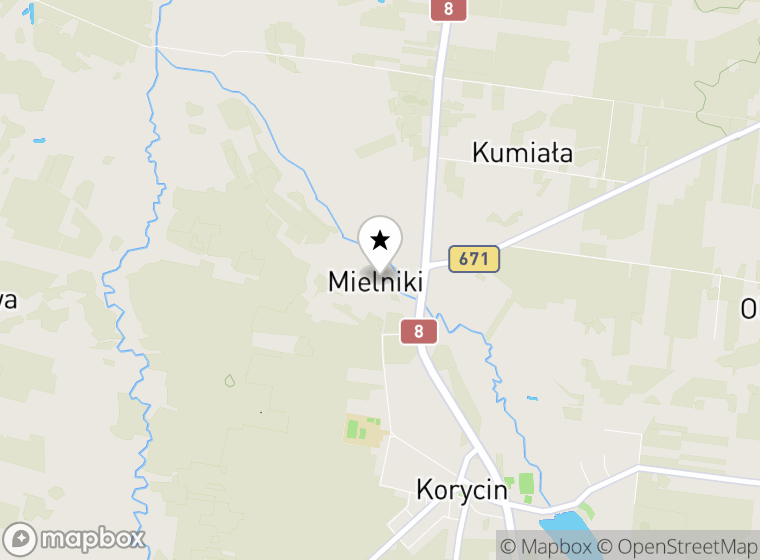 Hulajnogi elektryczne Mielnik mapa