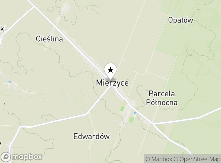 Hulajnogi elektryczne Mierzyce mapa