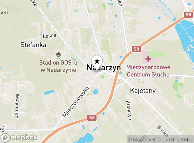 Hulajnogi elektryczne Nadarzyn mapa