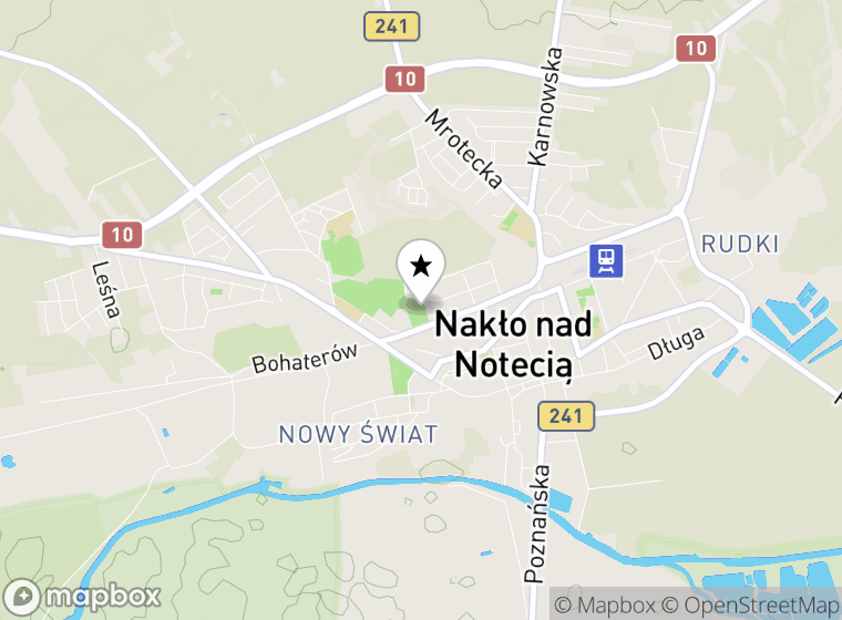 Hulajnogi elektryczne Nakło nad Notecią mapa