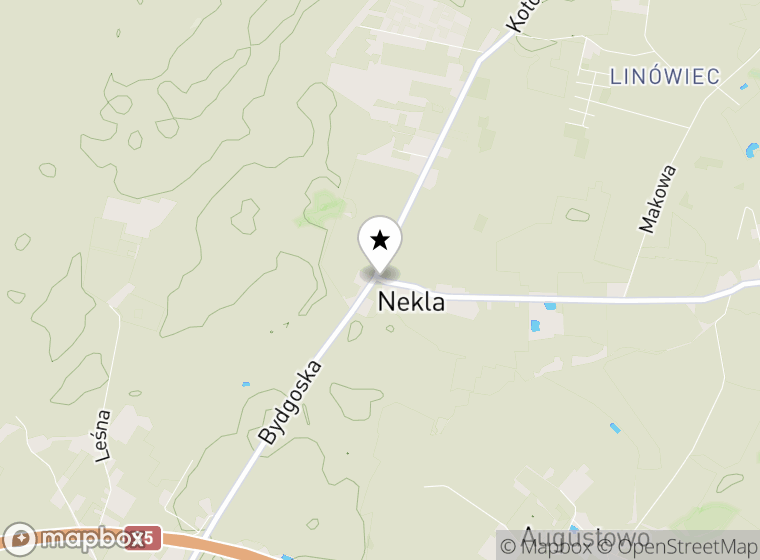 Hulajnogi elektryczne Nekla mapa