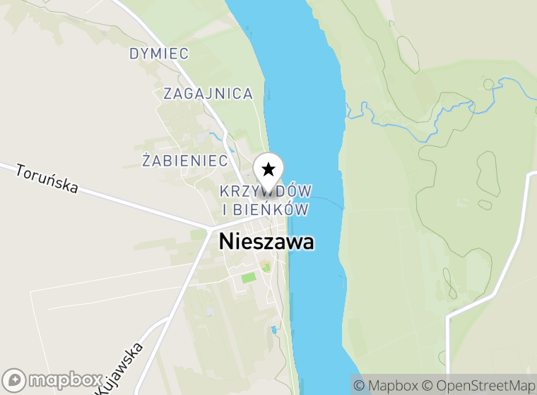 Hulajnogi elektryczne Nieszawa mapa