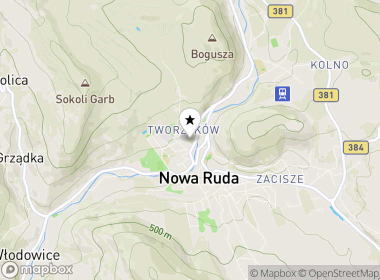 Hulajnogi elektryczne Nowa Ruda mapa