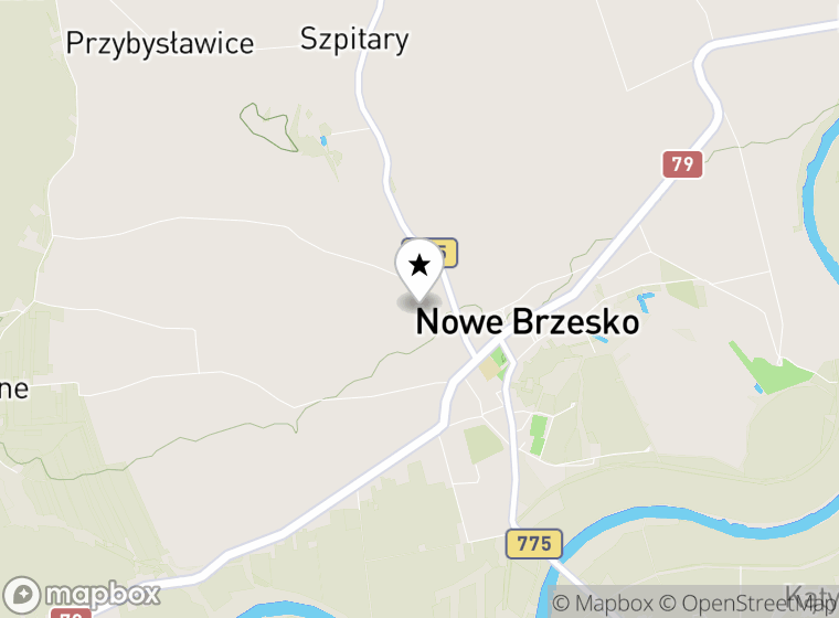 Hulajnogi elektryczne Nowe Brzesko mapa