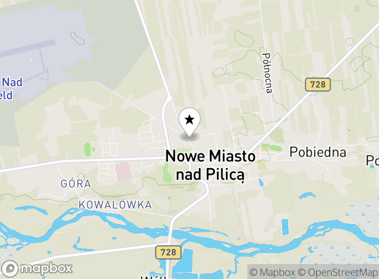 Hulajnogi elektryczne Nowe Miasto nad Pilicą mapa