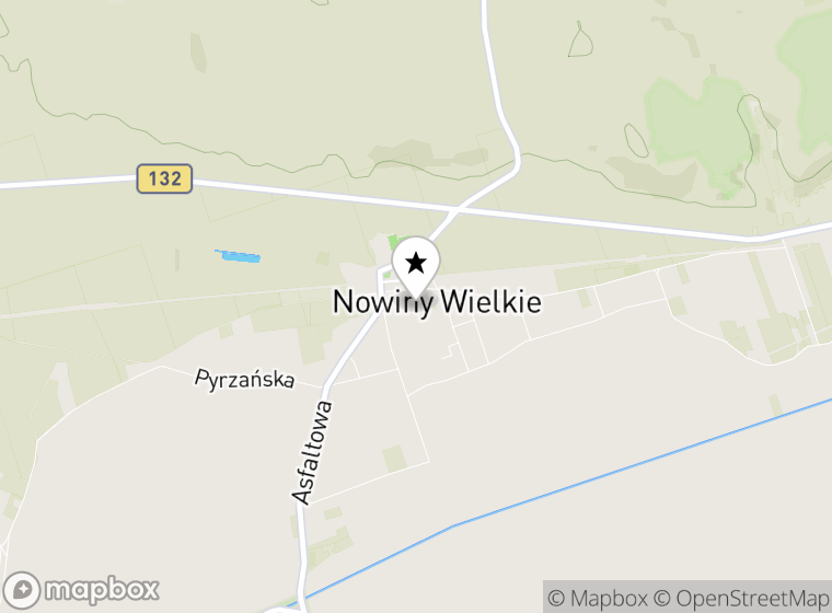 Hulajnogi elektryczne Nowiny Wielkie mapa