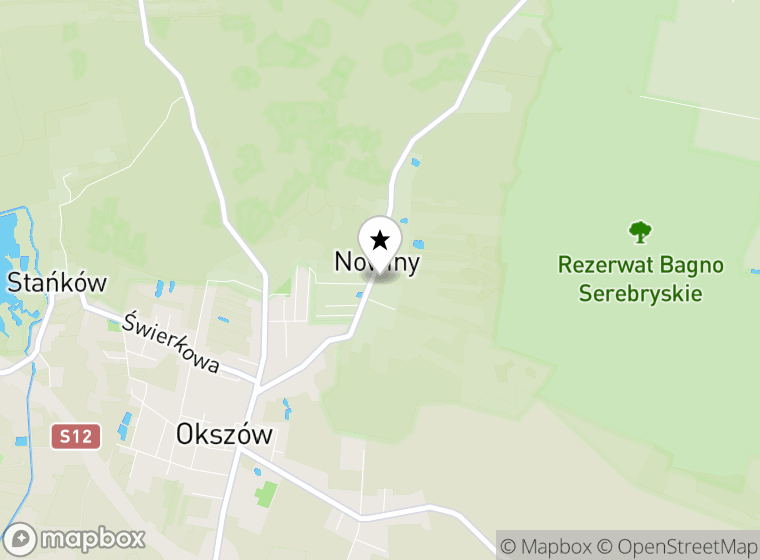 Hulajnogi elektryczne Nowiny mapa