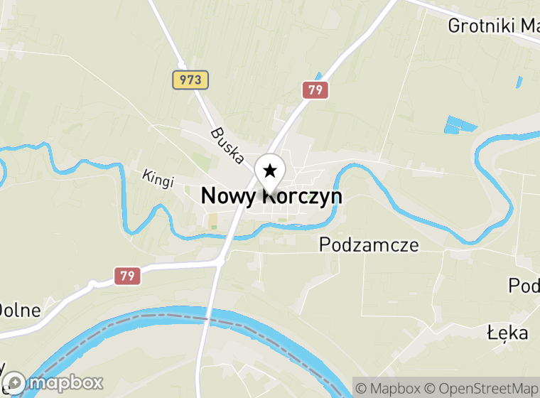 Hulajnogi elektryczne Nowy Korczyn mapa