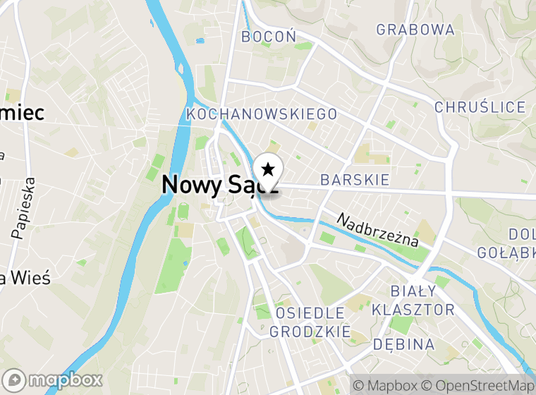 Hulajnogi elektryczne Nowy Sącz mapa