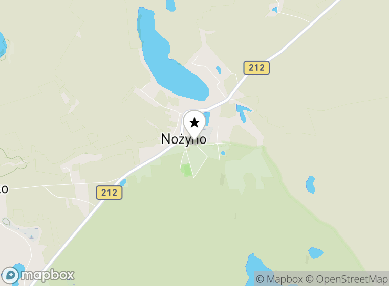 Hulajnogi elektryczne Nożyno mapa