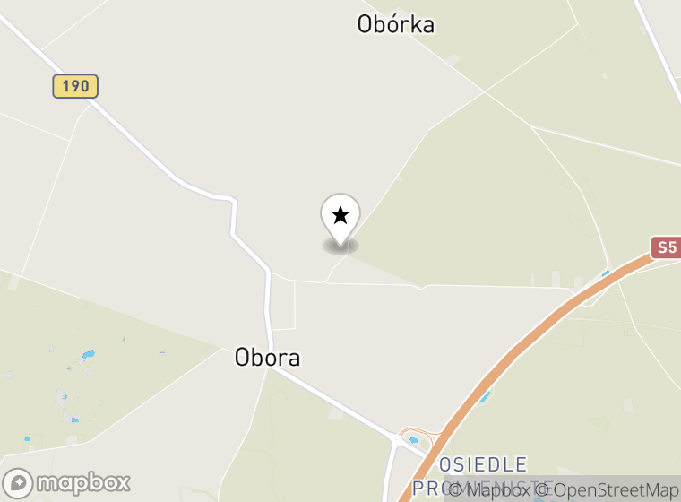 Hulajnogi elektryczne Obora mapa