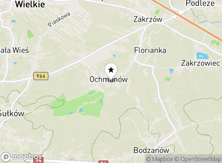 Hulajnogi elektryczne Ochmanów mapa