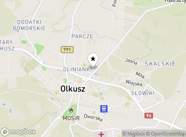 Hulajnogi elektryczne Olkusz mapa