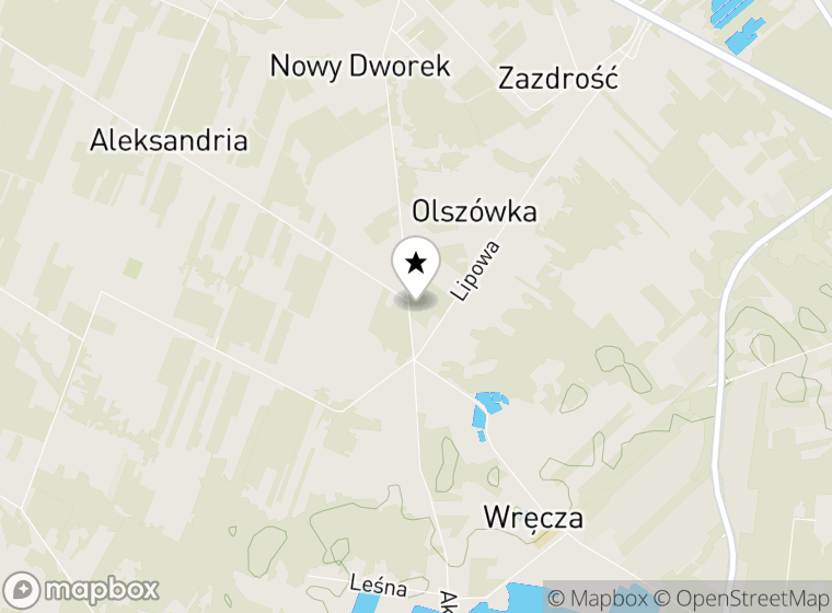 Hulajnogi elektryczne Olszówka mapa