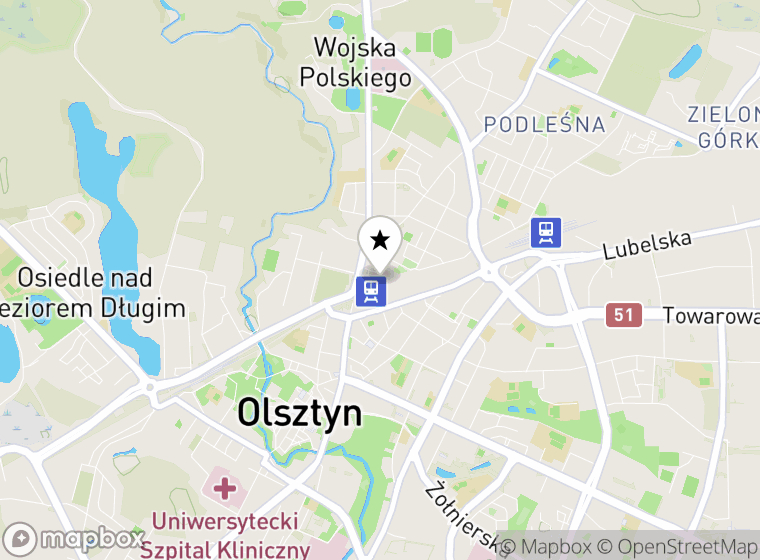 Hulajnogi elektryczne Olsztyn mapa