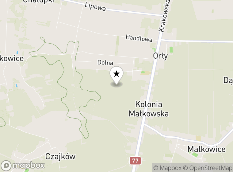 Hulajnogi elektryczne Orły mapa