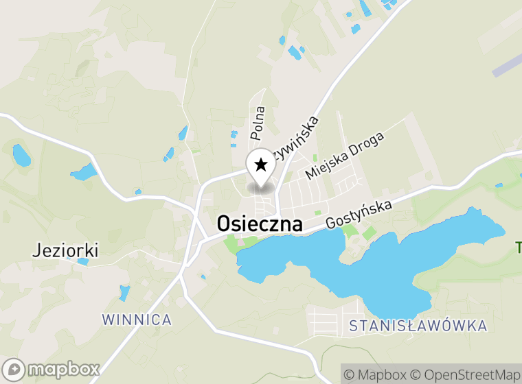 Hulajnogi elektryczne Osieczna mapa