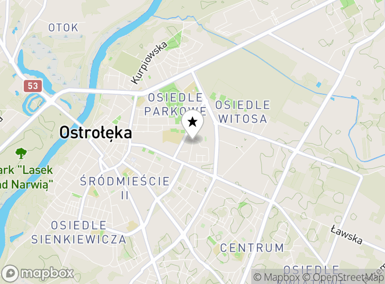 Hulajnogi elektryczne Ostrołęka mapa