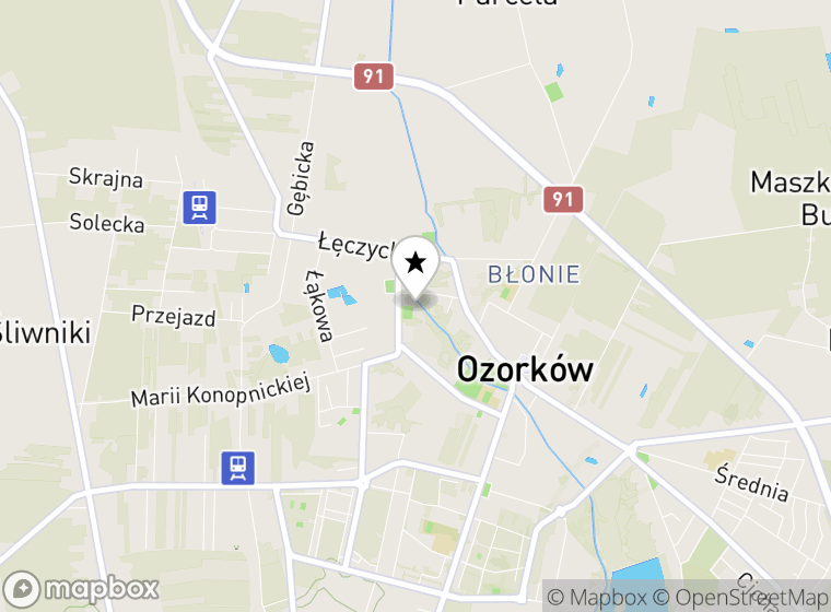 Hulajnogi elektryczne Ozorków mapa