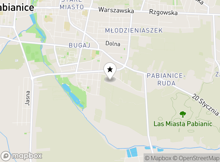 Hulajnogi elektryczne Pabianice mapa